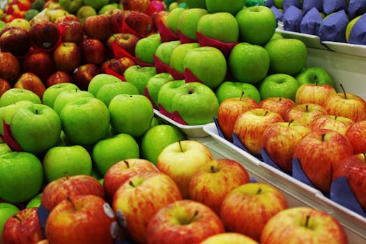 농수산물 판매 - Various fresh produce on display at a market